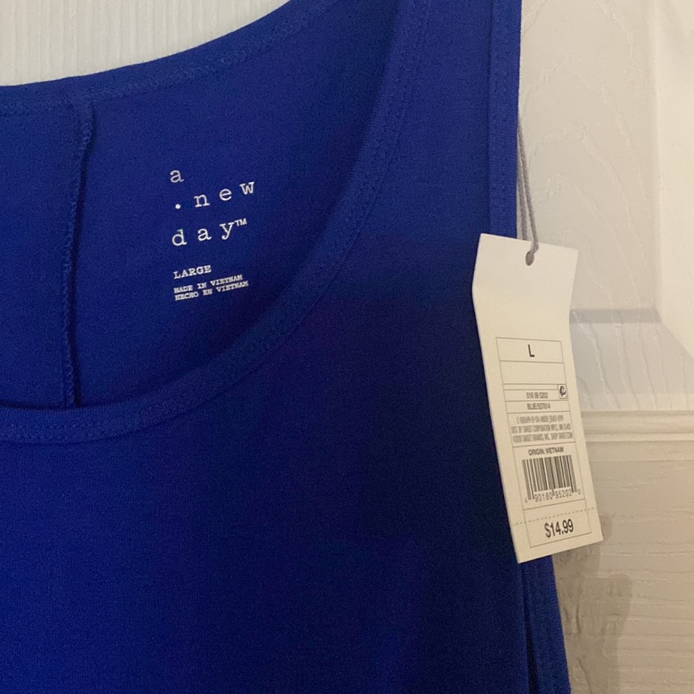 Blue maxi cover up / dress - Picture 3 of 4
